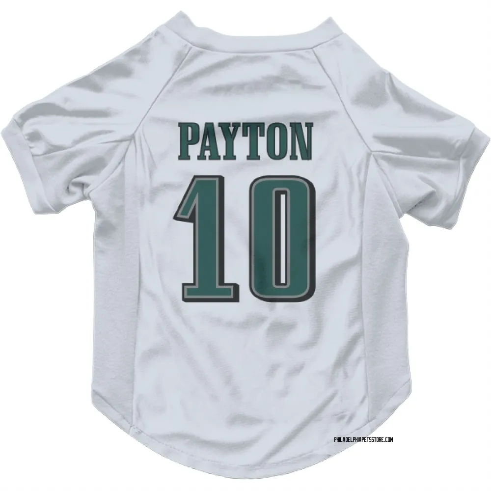 Philadelphia Eagles Cole Payton White Pet Jersey for Dog & Cat