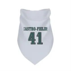 Philadelphia Eagles Tariq Castro-Fields White Pet Bandana for Dog & Cat