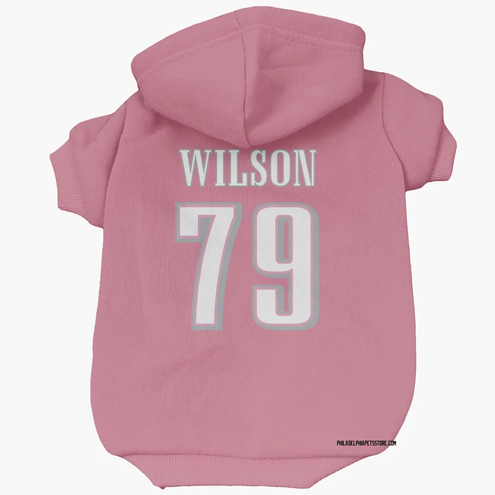 Philadelphia Eagles Zion Wilson Pink Pet Hoodie for Dog & Cat